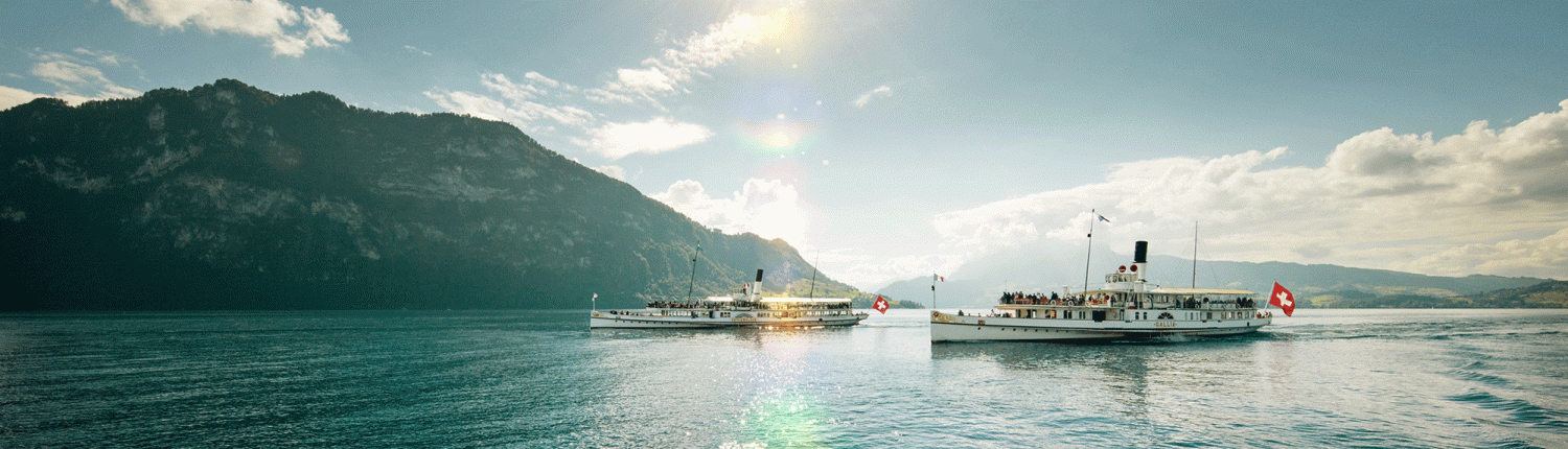 Steamboats on Lake Lucerne