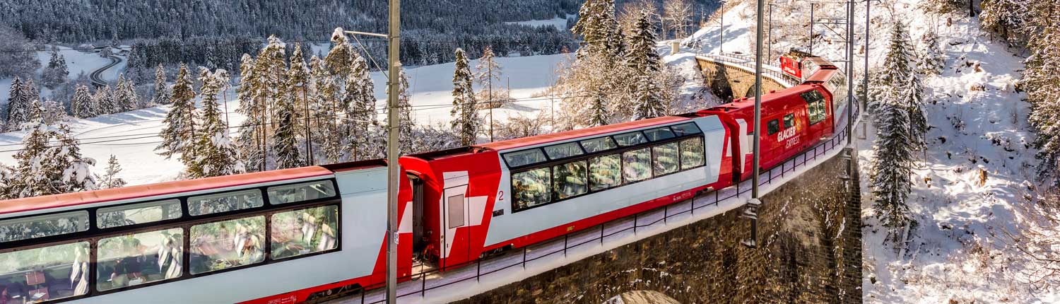 Glacier Express in winter