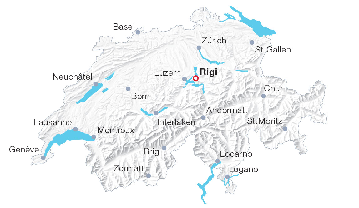 Map Rigi Map Rigi